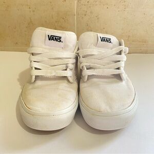 VANS Well-Worn Y2K Atwood White/White Canvas Gum Sole Skate Sneaker  8.5 Men’s